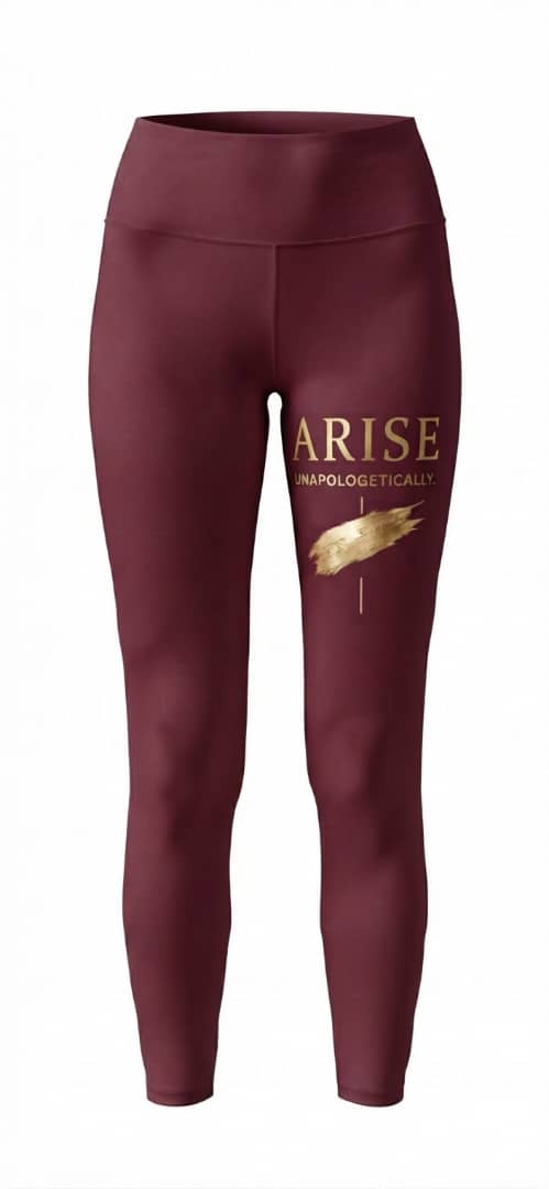 Arise Customized Leggings (White Color) Design 02